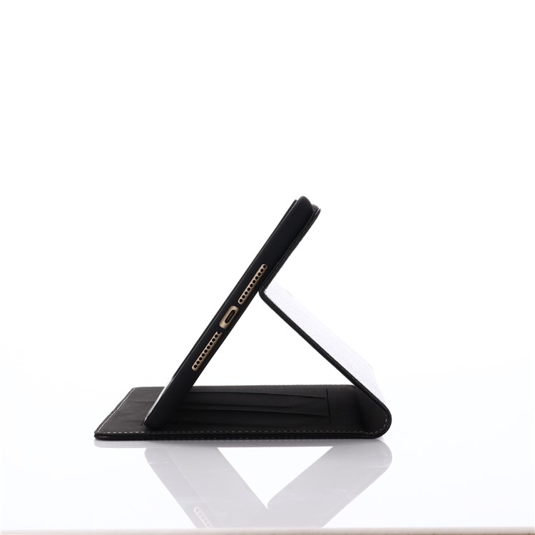 GEBEI Litchi Skin Leather Stand Case with Card Slots for iPad mini (2019) 7.9 inch - Black-8