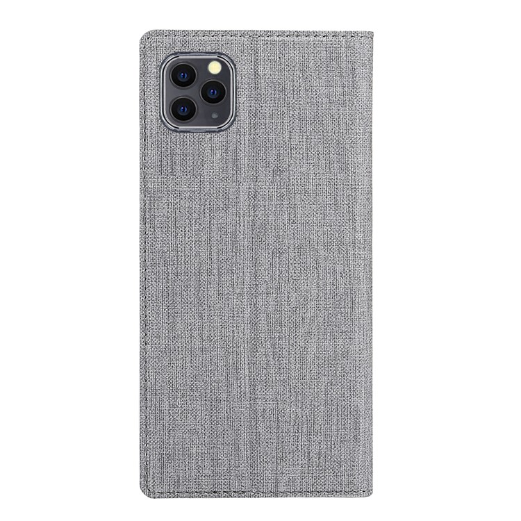 VILI DMX Cross Texture Stand Leather Card Holder Case for iPhone 11 Pro 5.8 inch - Grey-16