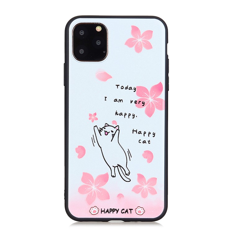 

Cat Patterned Printing Hard Plastic + TPU Phone Case for iPhone 11 Pro Max 6.5-inch - Jumping Cat, iPhone 11 Pro Max 6.5 inch