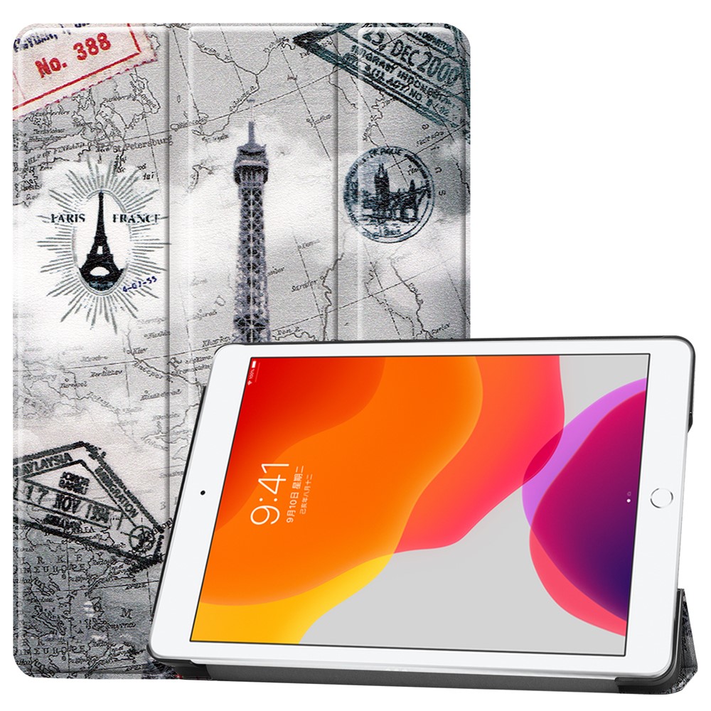 POINT IMPRESSION DE TRIC TRI-FOLD TRI-FOLD TRI-FOLD Tablet Pour IPad 10.2 (2020) (2019) - Carte-1