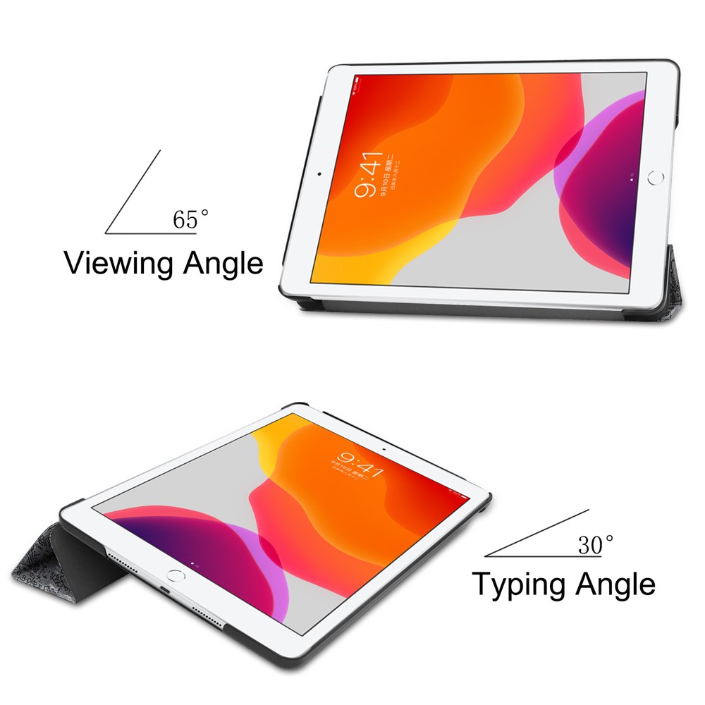 POINT IMPRESSION DE TRIC TRI-FOLD TRI-FOLD TRI-FOLD Tablet Pour IPad 10.2 (2020) (2019) - Carte-3
