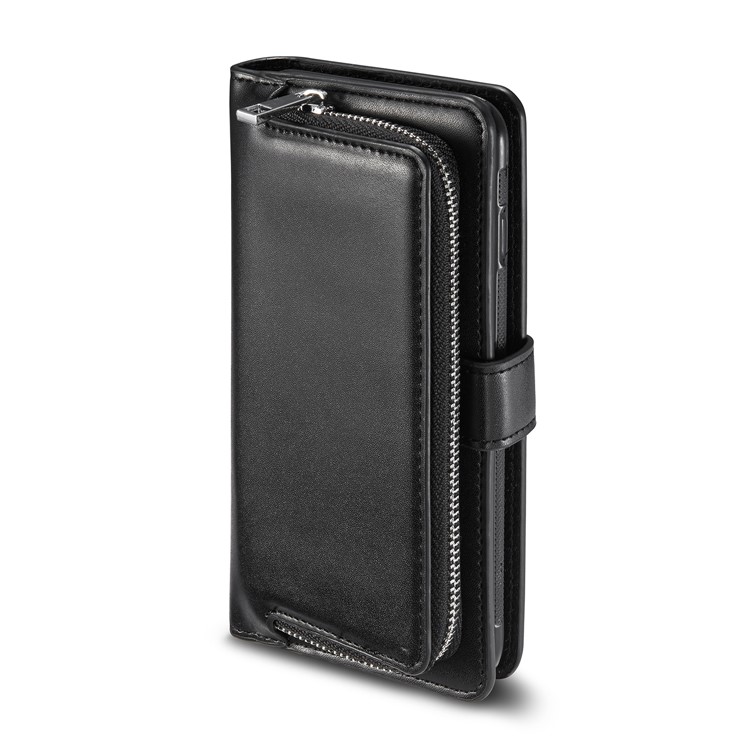 Detachable 2-in-1 TPU + Zipper Wallet Leather Phone Casing for iPhone 11 Pro Max 6.5-inch - Black-4