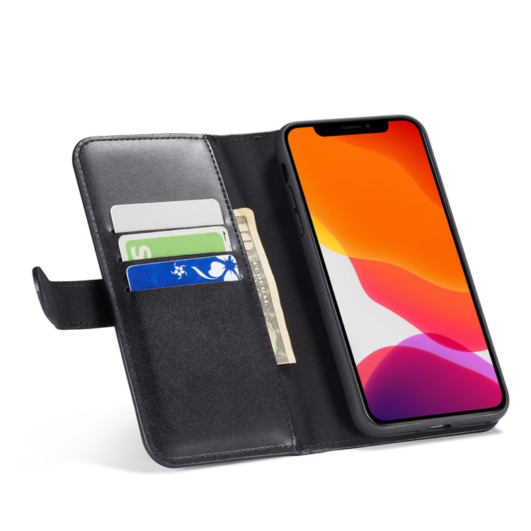 Detachable 2-in-1 TPU + Zipper Wallet Leather Phone Casing for iPhone 11 Pro Max 6.5-inch - Black-6