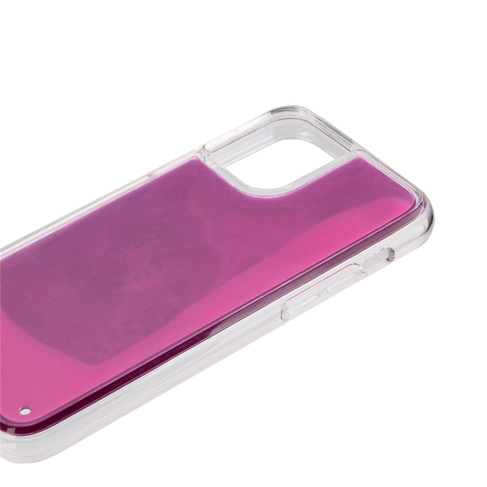 Luminous Dynamic Quicksand Shell Case Phone Cover for iPhone 11 6.1 inch - Purple/Rose-2