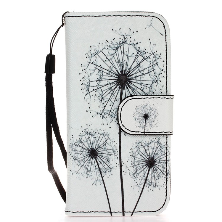 

Pattern Printing Wallet Stand Leather Case for iPhone SE 5s 5 - Dandelion, iPhone SE