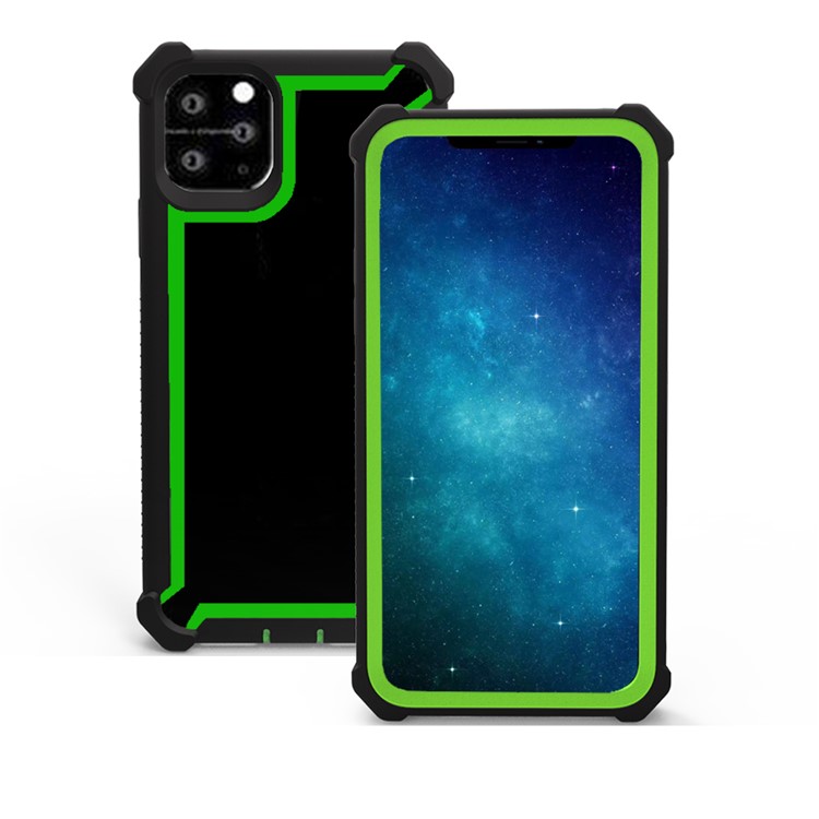Anti-drop PC and TPU Hybrid Back Case Covering for iPhone 11 Pro Max 6.5 inch - Green-1