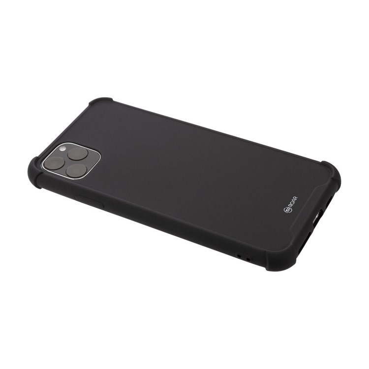 ROAR Anti-drop Macaroon Style TPU Phone Cover for iPhone 11 Pro Max 6.5-inch - Black-4