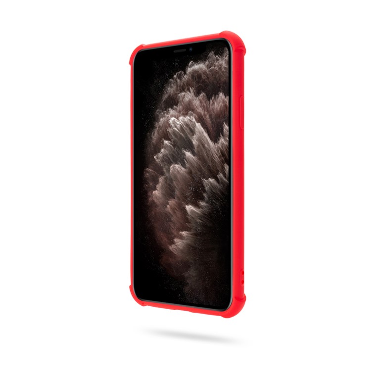ROAR Anti-drop Macaroon Style TPU Phone Cover for iPhone 11 Pro Max 6.5-inch - Red-2