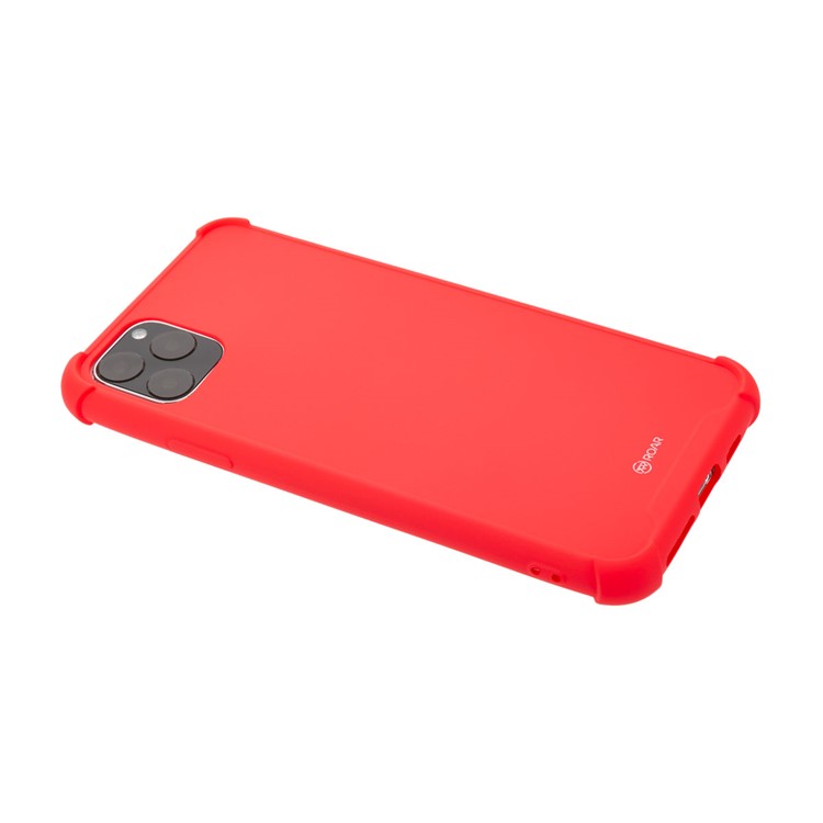ROAR Anti-drop Macaroon Style TPU Phone Cover for iPhone 11 Pro Max 6.5-inch - Red-4