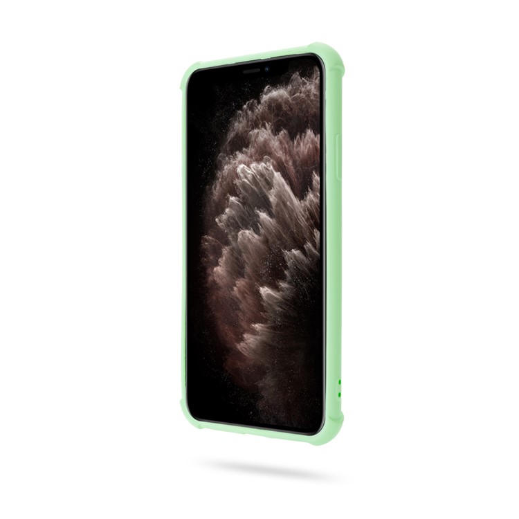 ROAR Anti-drop Macaroon Style TPU Phone Cover for iPhone 11 Pro Max 6.5-inch - Light Green-2