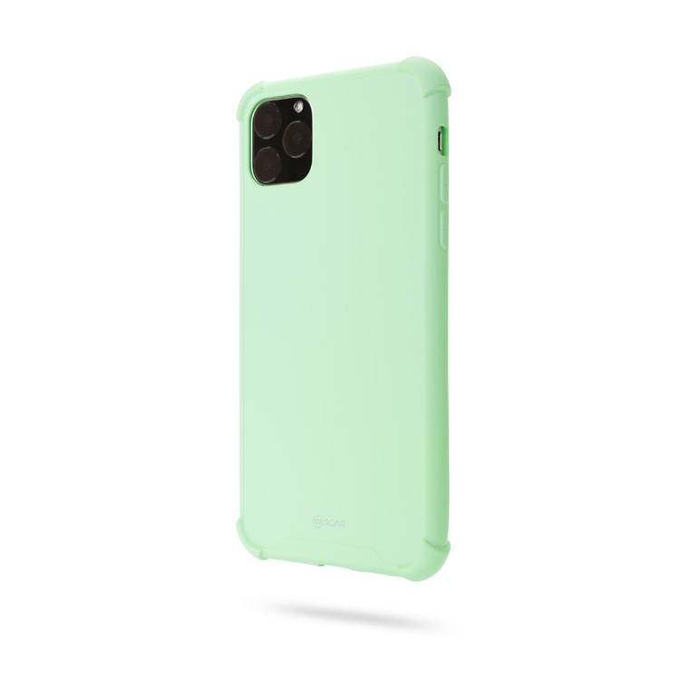 ROAR Anti-drop Macaroon Style TPU Phone Cover for iPhone 11 Pro Max 6.5-inch - Light Green-3