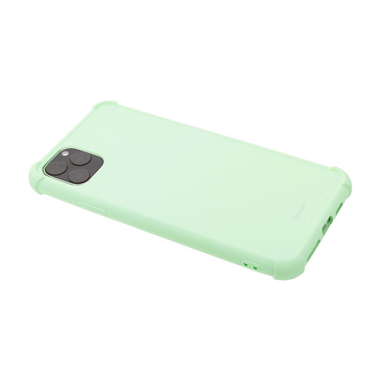 ROAR Anti-drop Macaroon Style TPU Phone Cover for iPhone 11 Pro Max 6.5-inch - Light Green-4