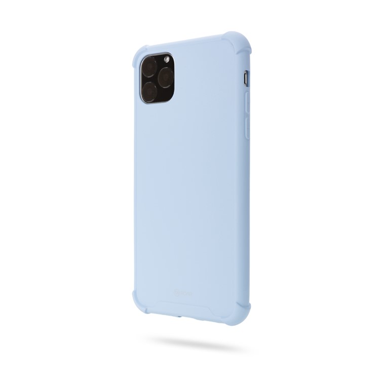 ROAR Anti-drop Macaroon Style TPU Phone Cover for iPhone 11 Pro Max 6.5-inch - Baby Blue-3