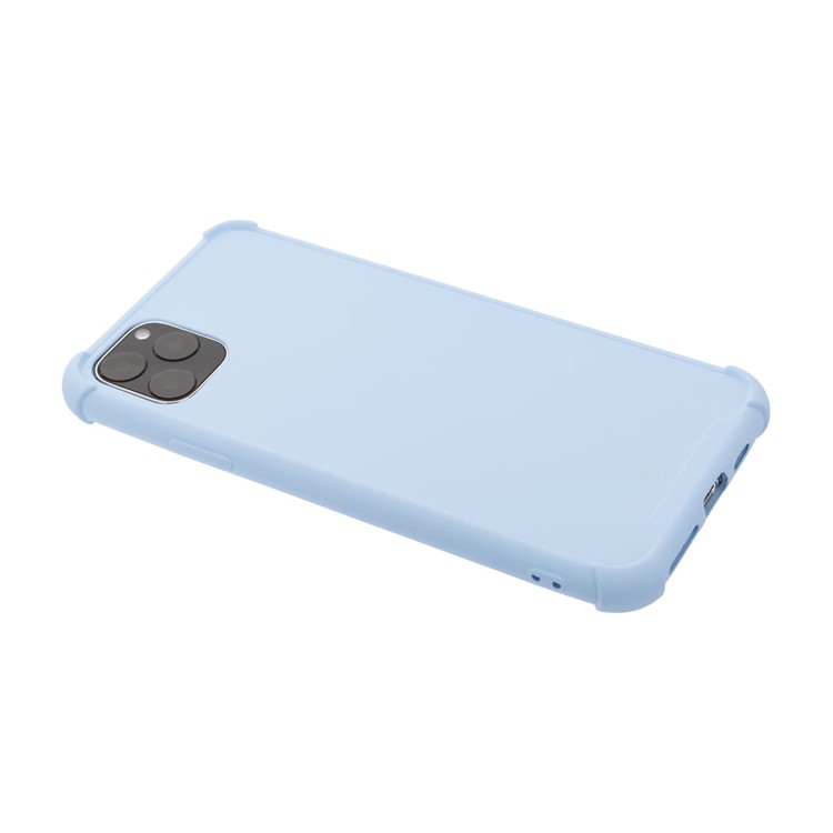 ROAR Anti-drop Macaroon Style TPU Phone Cover for iPhone 11 Pro Max 6.5-inch - Baby Blue-4