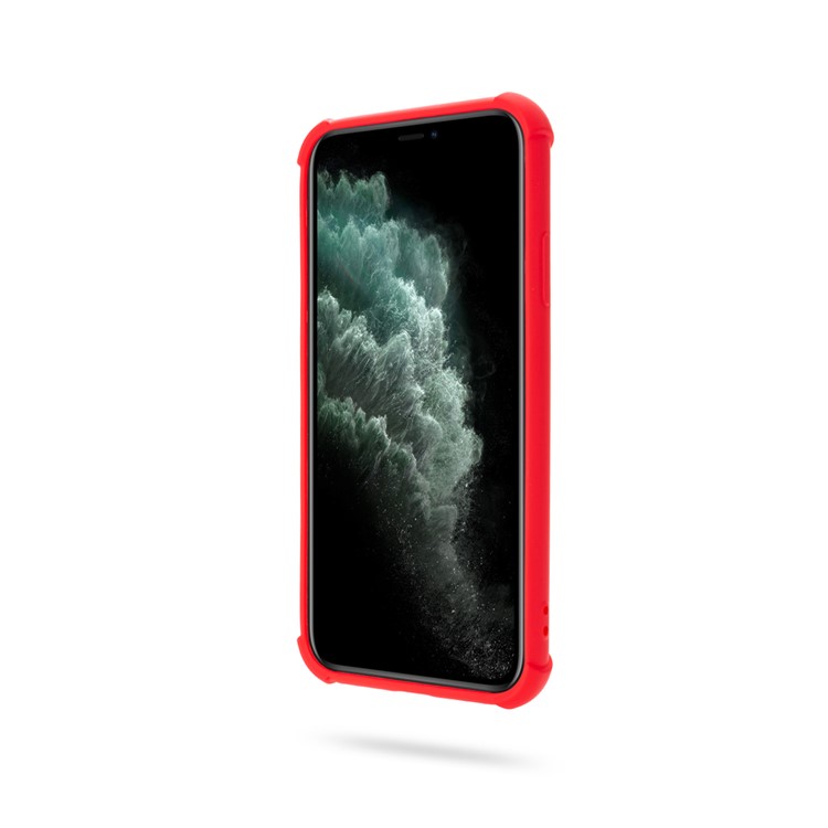 ROAR Anti-drop Macaroon Style TPU Phone Cover for iPhone 11 6.1-inch - Red-2