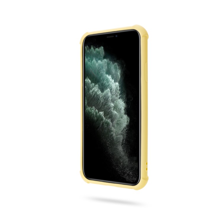 ROAR Anti-drop Macaroon Style TPU Phone Cover for iPhone 11 6.1-inch - Yellow-2