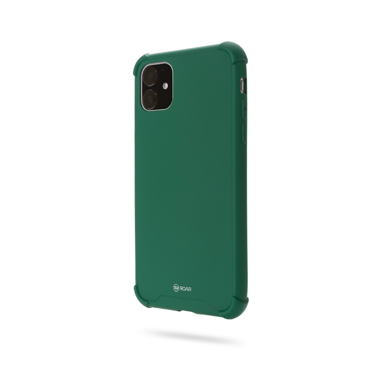 ROAR Anti-drop Macaroon Style TPU Phone Cover for iPhone 11 6.1-inch - Green-3