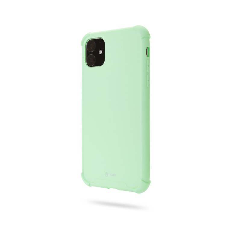 ROAR Anti-drop Macaroon Style TPU Phone Cover for iPhone 11 6.1-inch - Light Green-3
