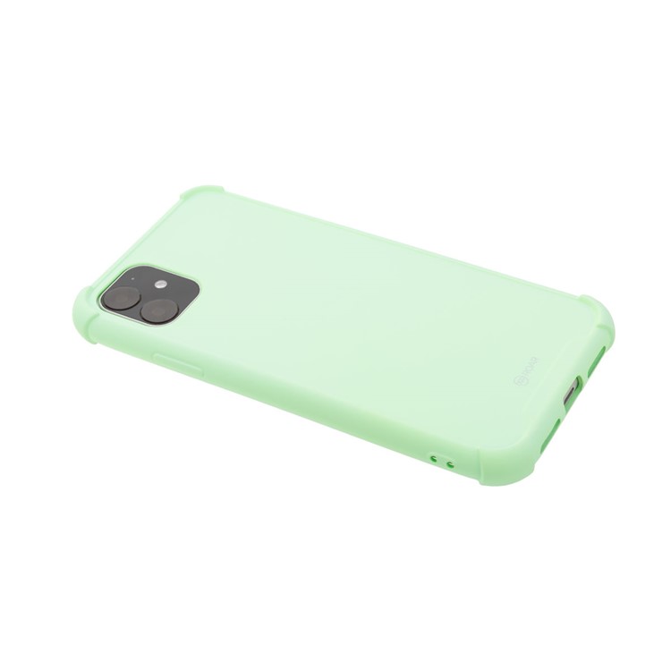 ROAR Anti-drop Macaroon Style TPU Phone Cover for iPhone 11 6.1-inch - Light Green-4
