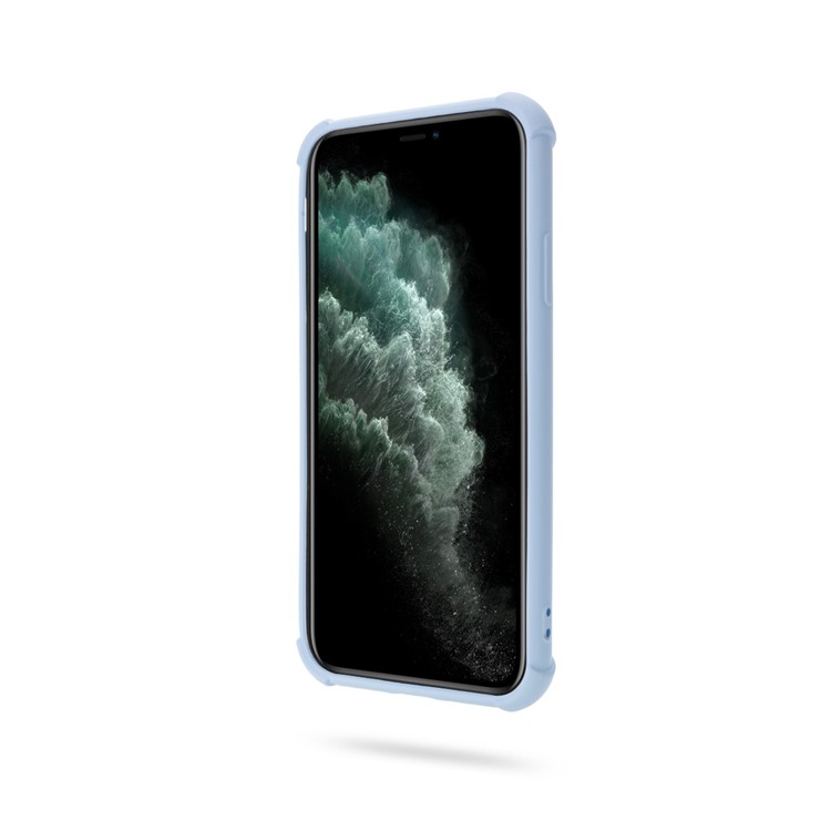 ROAR Anti-drop Macaroon Style TPU Phone Cover for iPhone 11 6.1-inch - Baby Blue-2