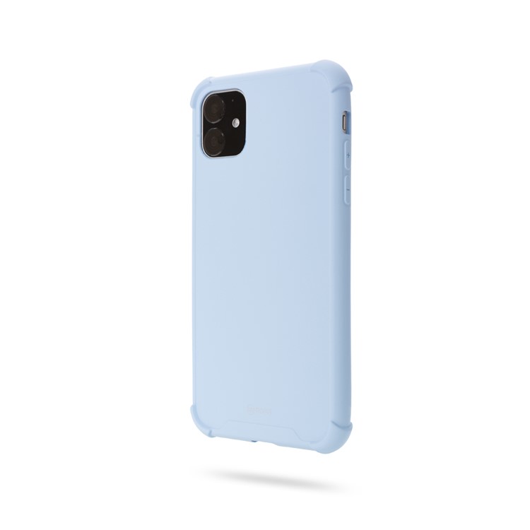 ROAR Anti-drop Macaroon Style TPU Phone Cover for iPhone 11 6.1-inch - Baby Blue-3