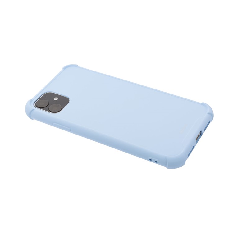 ROAR Anti-drop Macaroon Style TPU Phone Cover for iPhone 11 6.1-inch - Baby Blue-4