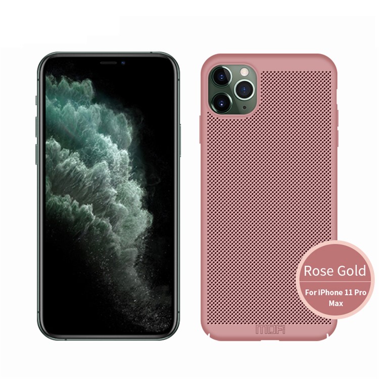 MOFI Hard PC Hollow Shell for iPhone 11 Pro Max 6.5 inch - Rose Gold