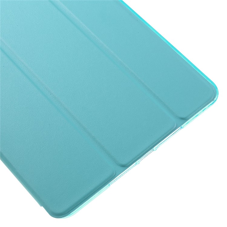 Tri-fold Stand Flip Leather and Protective Case for iPad Mini 1/2/3 - Blue-10