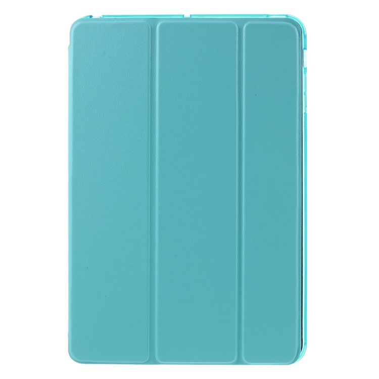 Tri-fold Stand Flip Leather and Protective Case for iPad Mini 1/2/3 - Blue-2