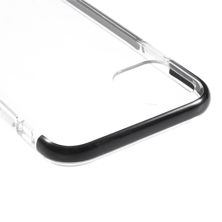 Bi-color TPU Protective Cell Phone Case Shell for iPhone 11 Pro 5.8 inch - Black-6