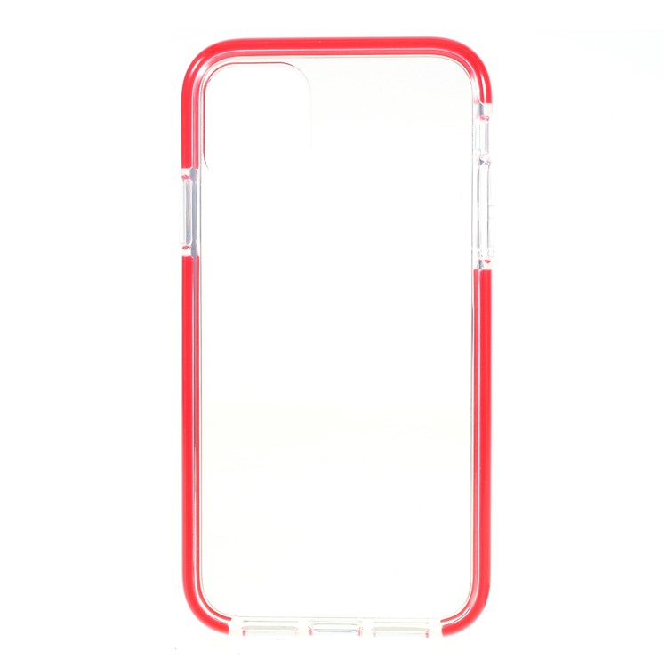 Bi-color TPU Protective Cell Phone Case Shell for iPhone 11 Pro 5.8 inch - Red-1