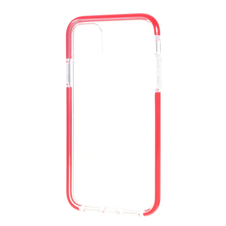 Bi-color TPU Protective Cell Phone Case Shell for iPhone 11 Pro 5.8 inch - Red-2