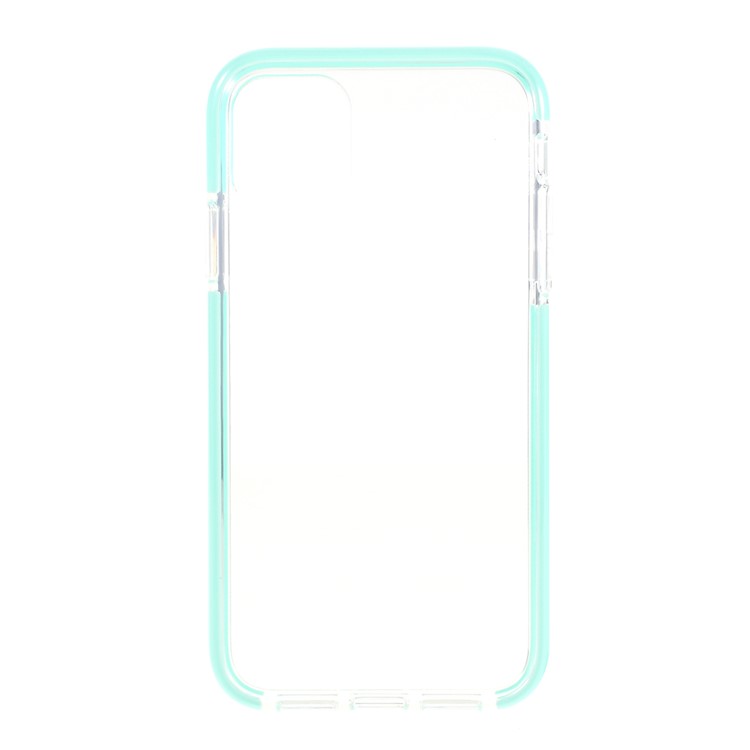 Bi-color TPU Protective Cell Phone Case Shell for iPhone 11 Pro 5.8 inch - Cyan-1