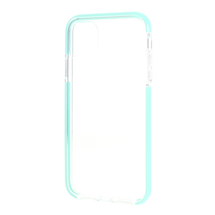 Bi-color TPU Protective Cell Phone Case Shell for iPhone 11 Pro 5.8 inch - Cyan-2