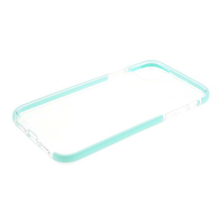 Bi-color TPU Protective Cell Phone Case Shell for iPhone 11 Pro 5.8 inch - Cyan-4