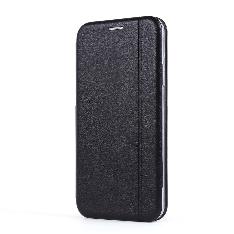 Auto-absorbed PU Leather + TPU Stand Phone Shell with Card Slot for iPhone 11 Pro Max 6.5 inch (2019) - Black-2