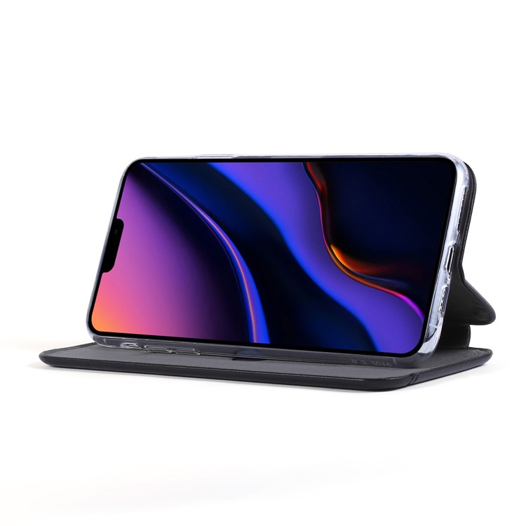 Auto-absorbed PU Leather + TPU Stand Phone Shell with Card Slot for iPhone 11 Pro Max 6.5 inch (2019) - Black-4