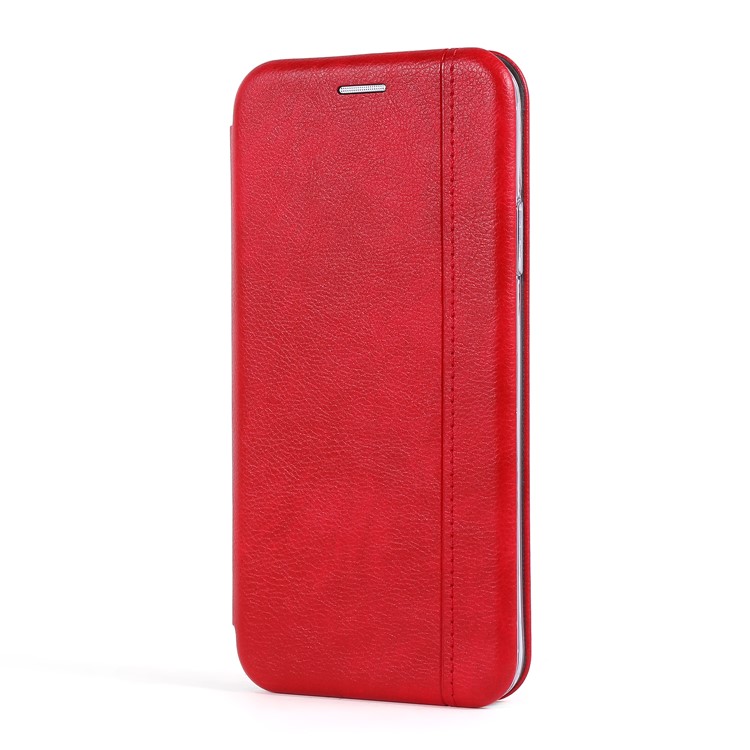Auto-absorbed PU Leather + TPU Stand Phone Shell with Card Slot for iPhone 11 Pro Max 6.5 inch (2019) - Red-2