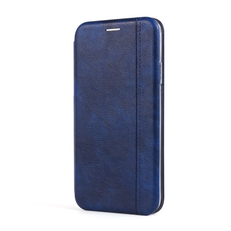 PU Leather Auto-absorbed Stand Phone Casing for iPhone 11 Pro 5.8-inch - Blue-2