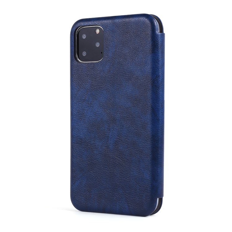 PU Leather Auto-absorbed Stand Phone Casing for iPhone 11 Pro 5.8-inch - Blue-3