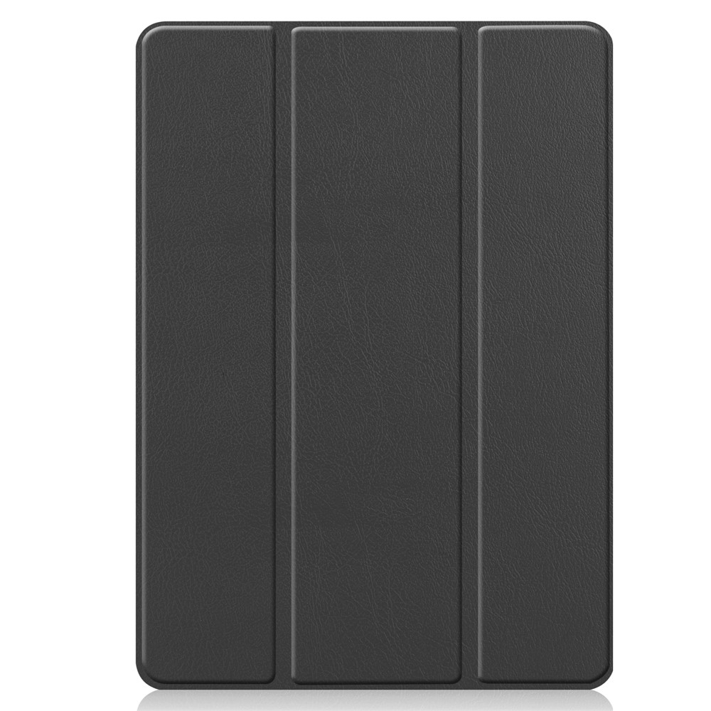 Caso De Tres Pliegues De Piel Cubierta Elegante Del Soporte De La Tableta Para El Ipad 10.2 (2019) - Negro-10