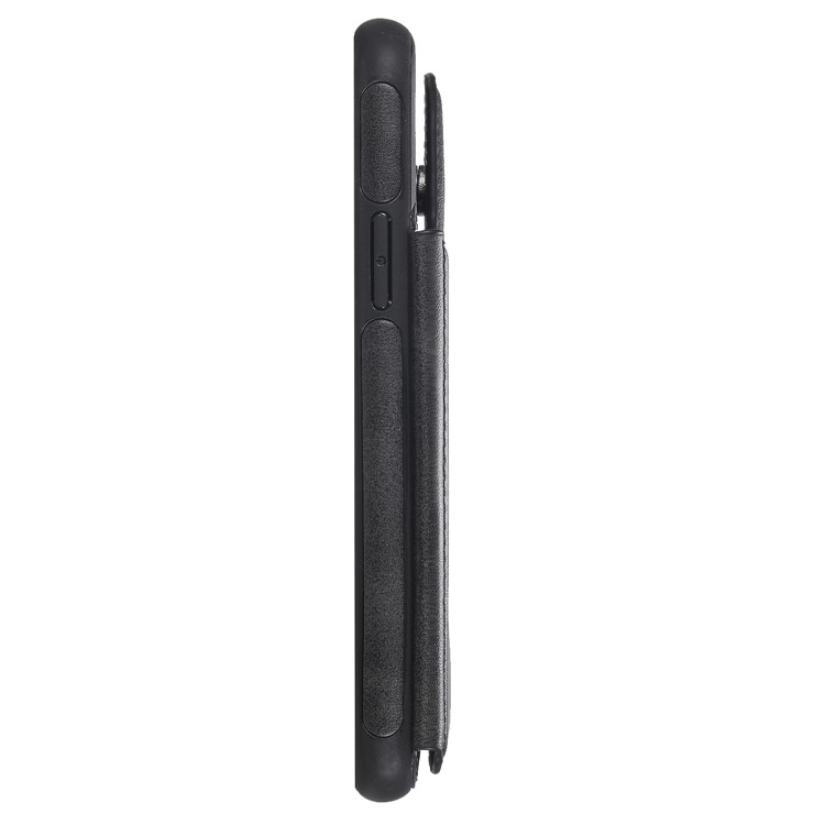 Card Slots PU Leather Coated TPU Cover Phone Case for iPhone 11 Pro 5.8-inch - Black-6