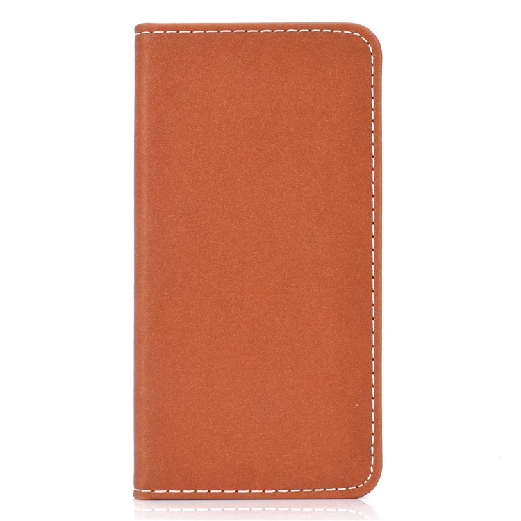 Auto-absorbiert Lederstandkartenfächer Fall Für Iphone 11 Pro 5,8 Zoll - Braun-2
