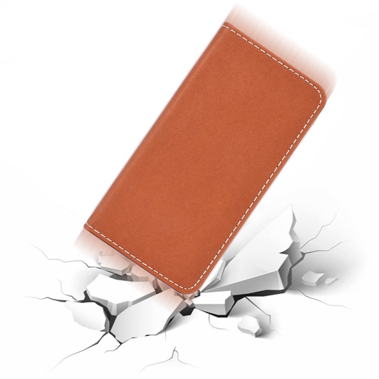 Auto-absorbiert Lederstandkartenfächer Fall Für Iphone 11 Pro 5,8 Zoll - Braun-7