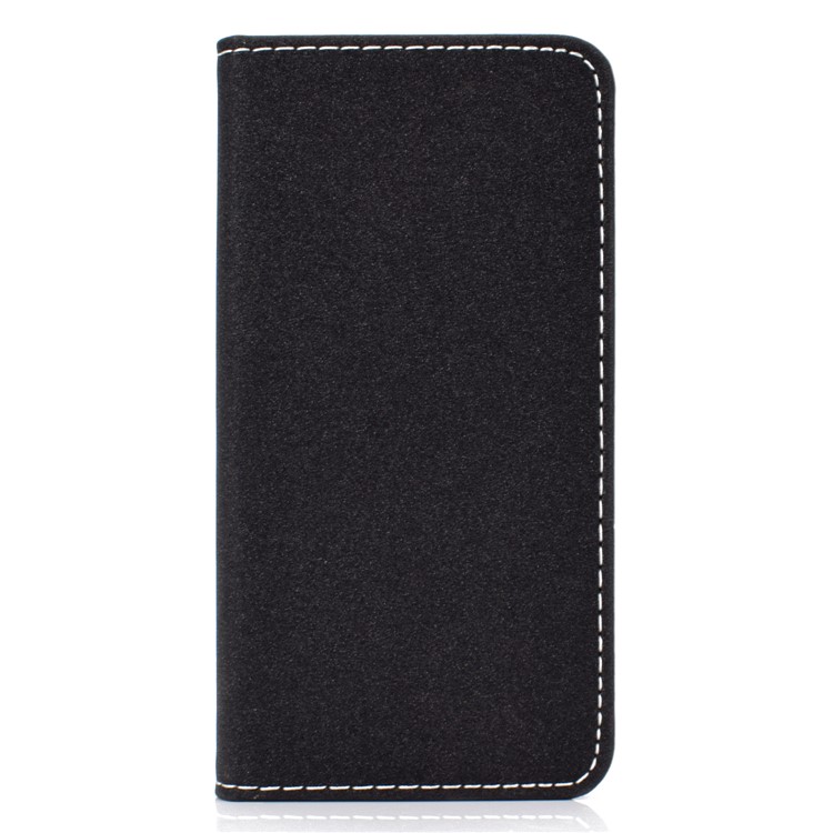 Auto-absorbed Card Slots Leather Stand Phone Case for iPhone 11 6.1 inch - Black-2