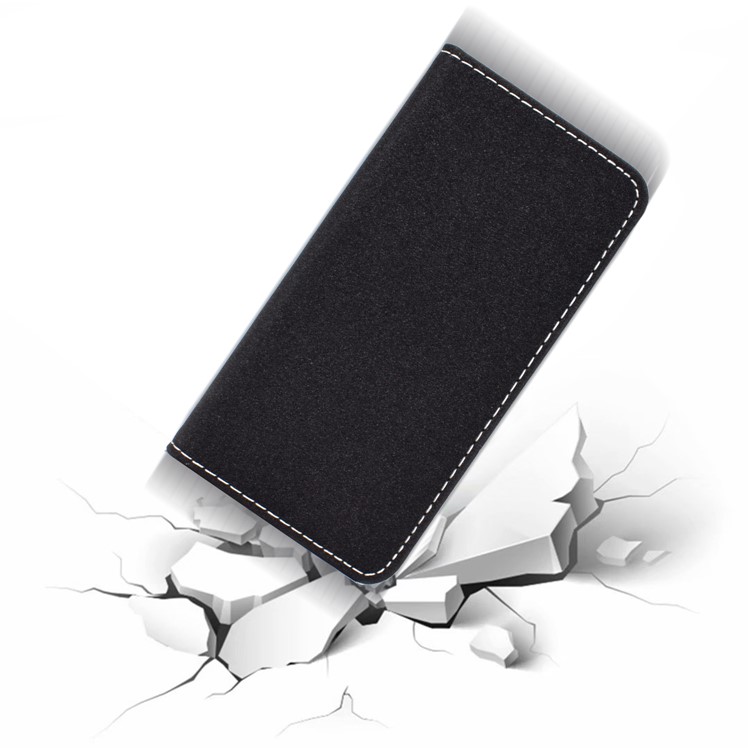 Auto-absorbed Card Slots Leather Stand Phone Case for iPhone 11 6.1 inch - Black-8