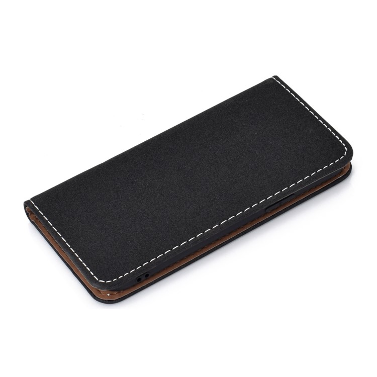 Auto-absorbed Card Slots Leather Stand Phone Case for iPhone 11 6.1 inch - Black-9