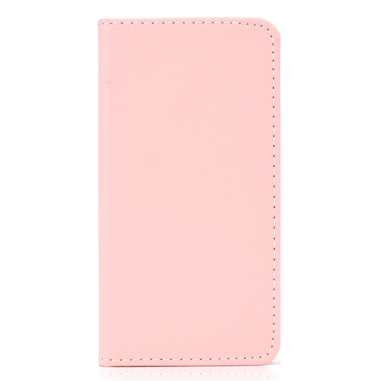 Auto-absorbed Card Slots Leather Stand Phone Case for iPhone 11 6.1 inch - Pink-2