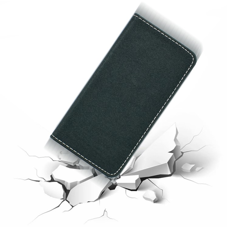 Auto-absorbed Card Slots Leather Stand Phone Case for iPhone 11 6.1 inch - Dark Green-8