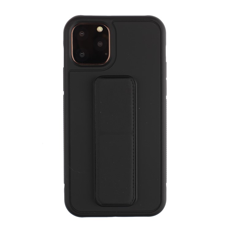 Pure Color Multi-function TPU+PC Cell Casing for iPhone 11 6.1 inch - Black-2